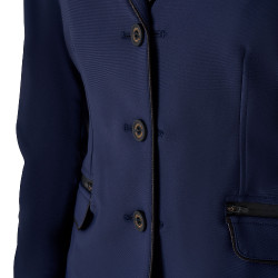 Giacca da concorso Equestro da bambina in tessuto tecnico Blazer marine Blu marino