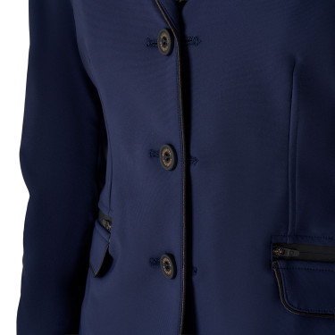 Giacca da concorso Equestro da bambina in tessuto tecnico Blazer marine Blu marino