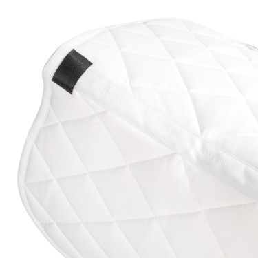 Sottosella da salto con logo in strass Equestro Bianco