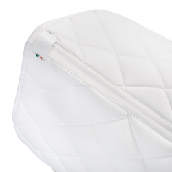 Sottosella da addestramento Equestro con logo in strass Bianco