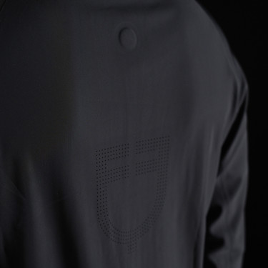Felpa tecnica con cappuccio da uomo Equestro Ridertechnology Nero Felpa tecnica con cappuccio da uomo Equestro Ridertechnology Nero