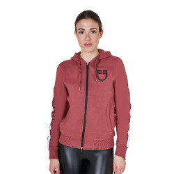Felpa con cappuccio da donna Equestro con zip Sequoia Felpa con cappuccio da donna Equestro con zip Sequoia