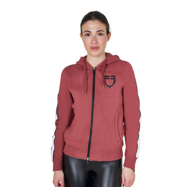 Felpa con cappuccio da donna Equestro con zip Sequoia Felpa con cappuccio da donna Equestro con zip Sequoia