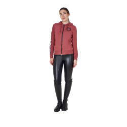 Felpa con cappuccio da donna Equestro con zip Sequoia Felpa con cappuccio da donna Equestro con zip Sequoia
