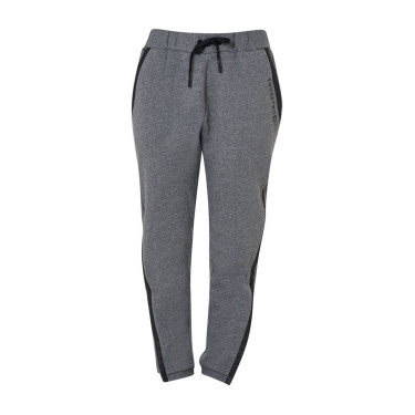 Pantaloni tear-away da donna con cerniera a tutta lunghezza Equestro Grigio mélange