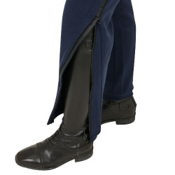 Pantaloni tear-away da donna con cerniera a tutta lunghezza Equestro Blazer marine Blu marino