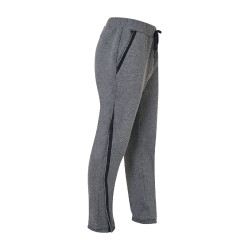 Pantaloni tear-away da donna con cerniera a tutta lunghezza Equestro Grigio mélange