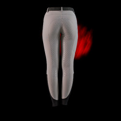 Pantaloni slim fit da donna Equestro Ridertechnology full grip Uccello beffardo Grigio Pantaloni slim fit da donna Equestro Ridertechnology full grip Uccello beffardo Grigio