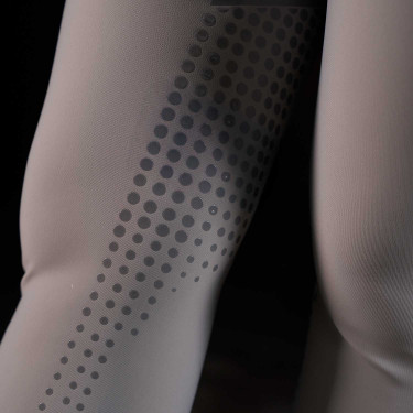 Pantaloni slim fit da donna Equestro Ridertechnology con cuciture termosaldate Uccello beffardo Grigio Pantaloni slim fit da donna Equestro Ridertechnology con cuciture termosaldate Uccello beffardo Grigio