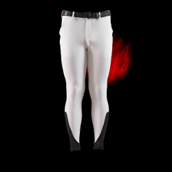 Pantaloni Equestro slim fit uomo Ridertechnology full grip Bianco Pantaloni Equestro slim fit uomo Ridertechnology full grip Bianco