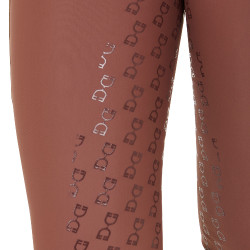 Leggings da donna con fodera in pile Equestro Noce / bianco antico Marrone Leggings da donna con fodera in pile Equestro Noce / bianco antico Marrone