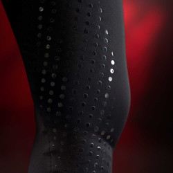 Leggings Equestro a vita alta da donna Ridertechnology full grip Nero