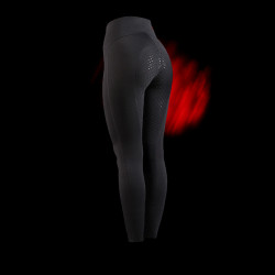 Leggings Equestro a vita alta da donna Ridertechnology full grip Nero