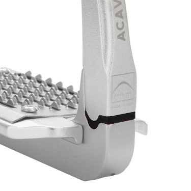 Staffili di sicurezza Acavallo Rel-X 180 con ramo amovibile Alluminio Argento