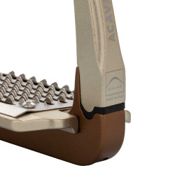 Staffili di sicurezza Acavallo Rel-X 180 con ramo amovibile Marrone dorato