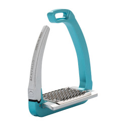 Staffili di sicurezza Acavallo Rel-X 180 con ramo amovibile Azzurro cielo Blu Staffili di sicurezza Acavallo Rel-X 180 con ramo amovibile Azzurro cielo Blu