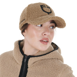 Cappellino Equestro unisex con inserto in mesh Incenso / nero