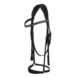 Briglia Venere in cuoio di vitello Acavallo Nero