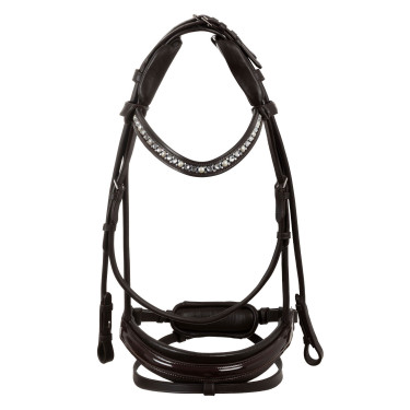 Briglia Damigella in cuoio di vitello Acavallo Marrone / marrone