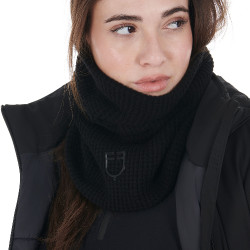 Scaldacollo in lana unisex Equestro Nero