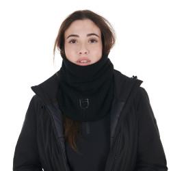 Scaldacollo in lana unisex Equestro Nero