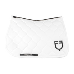 Tappeto da salto in tessuto tecnico trapuntato Equestro Bianco