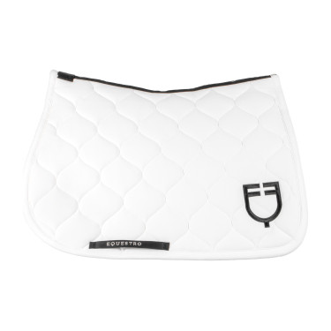 Tappeto da salto in tessuto tecnico trapuntato Equestro Bianco