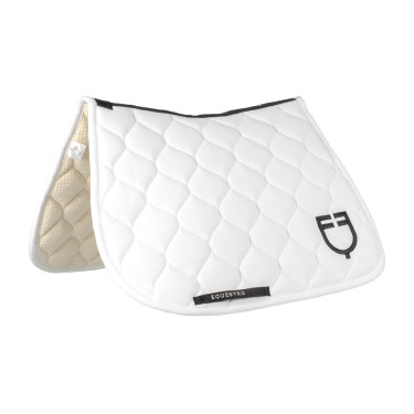 Tappeto da salto in tessuto tecnico trapuntato Equestro Bianco