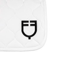 Tappeto da salto in tessuto tecnico trapuntato Equestro Bianco