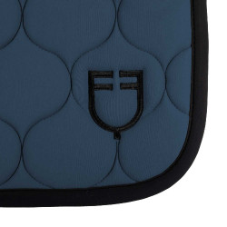 Tappeto da salto in tessuto tecnico trapuntato Equestro Mare di Bering Blu