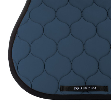 Tappeto da salto in tessuto tecnico trapuntato Equestro Mare di Bering Blu