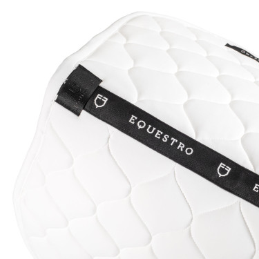 Tappeto da salto in tessuto tecnico trapuntato Equestro Bianco