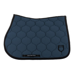 Tappeto da salto in tessuto tecnico trapuntato Equestro Mare di Bering Blu