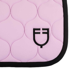 Tappeto da salto in tessuto tecnico trapuntato Equestro Bouquet di orchidea Rosa