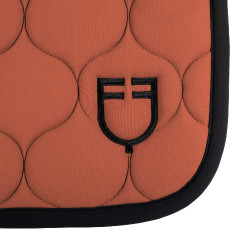 Tappeto da salto in tessuto tecnico trapuntato Equestro Sequoia Marrone