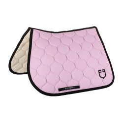 Tappeto da salto in tessuto tecnico trapuntato Equestro Bouquet di orchidea Rosa