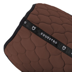 Tappeto da salto in tessuto tecnico trapuntato Equestro Marrone Tappeto da salto in tessuto tecnico trapuntato Equestro Marrone