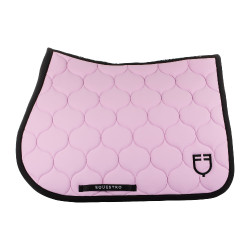 Tappeto da salto in tessuto tecnico trapuntato Equestro Bouquet di orchidea Rosa