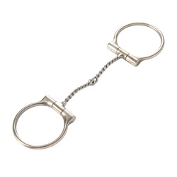 Morso in acciaio inox con imboccatura ritorta in filo di acciaio inox sottile Pool's