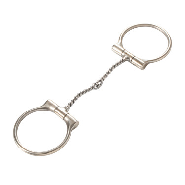 Morso in acciaio inox con imboccatura ritorta in filo di acciaio inox sottile Pool's