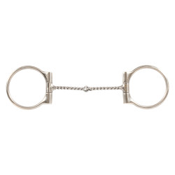 Morso in acciaio inox con imboccatura ritorta in filo di acciaio inox sottile Pool's