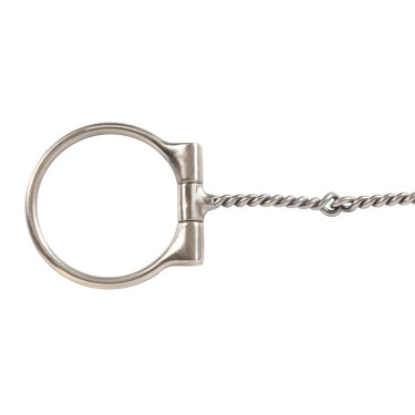 Morso in acciaio inox con imboccatura ritorta in filo di acciaio inox sottile Pool's