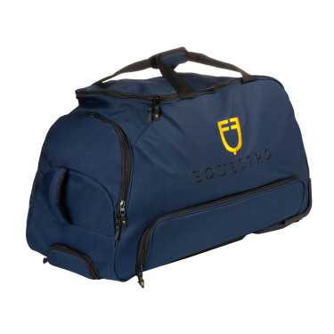 Sacca trolley con logo ricamato Equestro Blazer marine Blu marino Sacca trolley con logo ricamato Equestro Blazer marine Blu marino