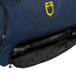 Sacca trolley con logo ricamato Equestro Blazer marine Blu marino Sacca trolley con logo ricamato Equestro Blazer marine Blu marino