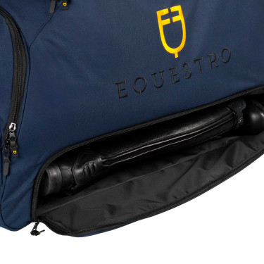 Sacca trolley con logo ricamato Equestro Blazer marine Blu marino Sacca trolley con logo ricamato Equestro Blazer marine Blu marino