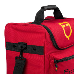 Borsa da grooming con tasca con zip Equestro Bordeaux