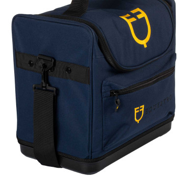 Borsa da grooming con tasca con zip Equestro Marina Blu marino