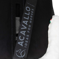 Ammortizzatore Piuma-FS WFS-FS con tasche in suede e rialzo anteriore Acavallo Marrone / marrone