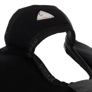 Ammortizzatore Piuma-FS WFS-FS con tasche in suede e rialzo anteriore Acavallo Nero / bianco