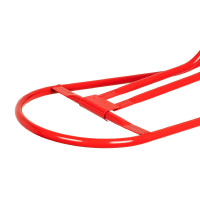 Portasella da parete pieghevole per sella inglese Umbria Equitazione Rosso